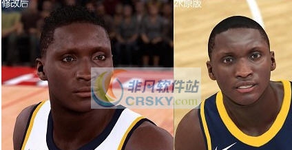 NBA2K18步行者队奥拉迪波身形面补MOD v2.7