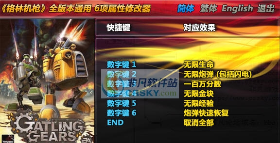 格林机枪六项修改器 閸忋劎澧梫1.5