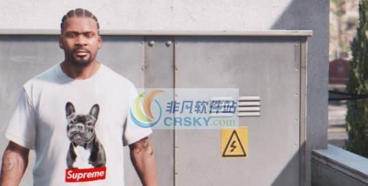 GTA5Supreme潮牌小富衣服小狗MOD v2.5