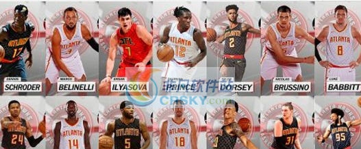 NBA2K18老鹰全队球员高清照片补丁 v2.6