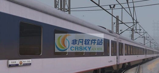 GTA5中国铁路25T型列车客车火车MOD v2.7