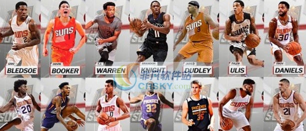 NBA2K18太阳全队球员高清照片补丁 v2.6