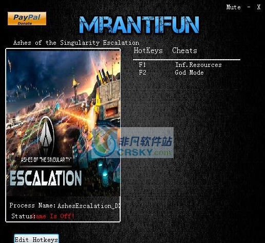 奇点灰烬扩展版无限生命与资源修改器 v2.60.29529