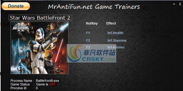 星球大战前线2三项修改器 v1.6