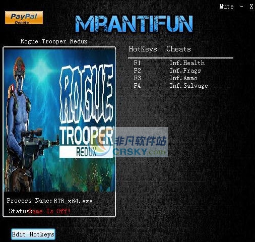 侠盗骑兵归来四项修改器 v3.3