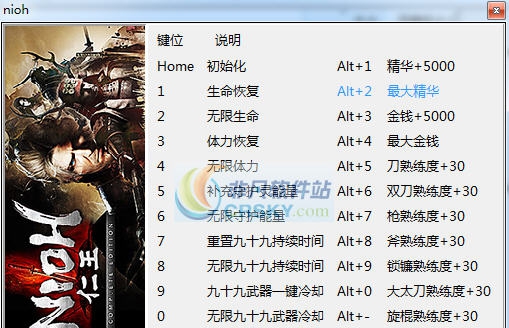 仁王二十四项修改器 v1.26