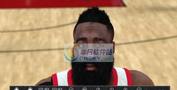 NBA2K18火箭队哈登身形发型面补MOD v2.6