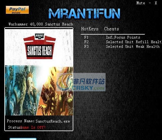 战锤40K神圣军团三项修改器 v3.9