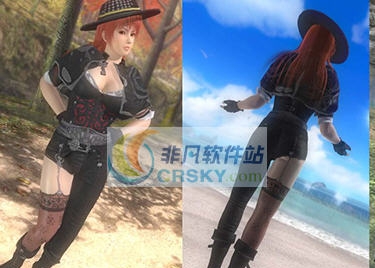 死或生5绫音魔剑英雄西耶娜性感牛仔套装MOD v2.6