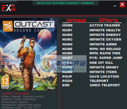 时空英豪二度接触十一项修改器 v3.3