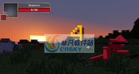 我的世界1.8伤害血量显示MOD v2.7