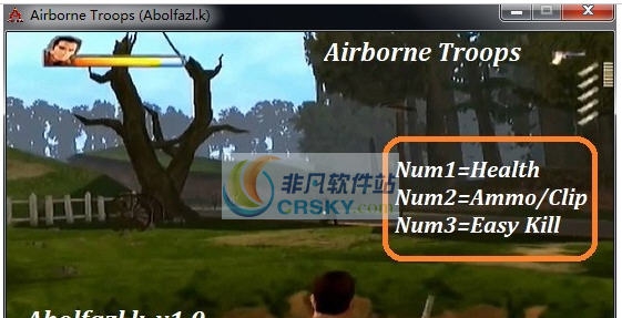 空降奇兵三项修改器 v3.2