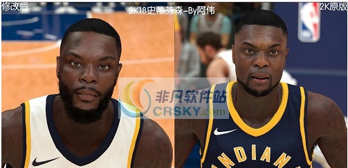 NBA2K18兰斯史蒂芬森仿真人版MOD v2.4