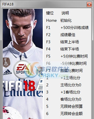 FIFA18十六项修改器 v1.0.49.51296