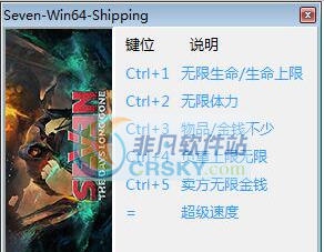七远去的日子六项修改器 v3.4