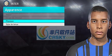 实况足球2018国米左后卫达尔伯特面部补丁 v2.5