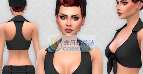 模拟人生4拉拉队长活力胸衣上衣MOD v2.4