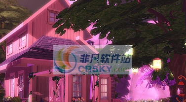 模拟人生4林间晚霞小木屋MOD v2.5