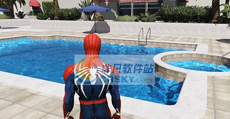 GTA5PS4版4K蜘蛛侠人物MOD v2.12