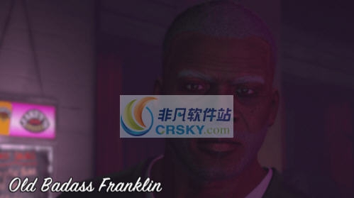 GTA5白发老扛把富兰克林MOD v2.5