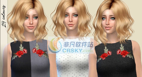 模拟人生4性感女士无袖短上衣MOD v2.4