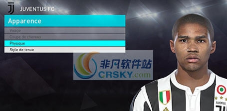 实况足球2018尤文图斯边锋科斯塔面部补丁 v2.5