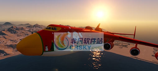 GTA5An-255圣诞节航班飞机MOD v2.6
