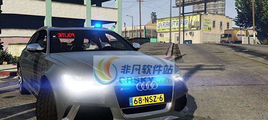 GTA5奥迪RS6无标记隐形警车MOD v2.6