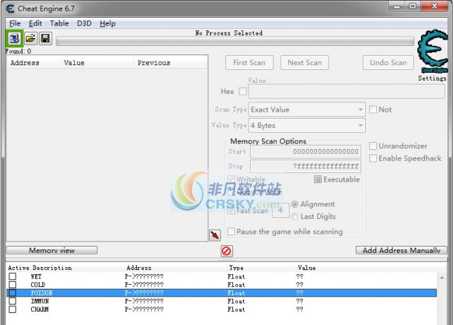乞丐模拟器CE简易属性修改器 v3.8