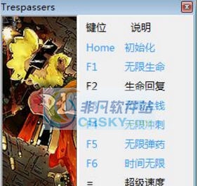 侵入者七项修改器 v3.7