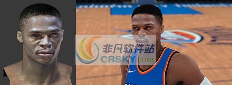 NBA2K18雷霆韦斯布鲁克面补MOD v2.6