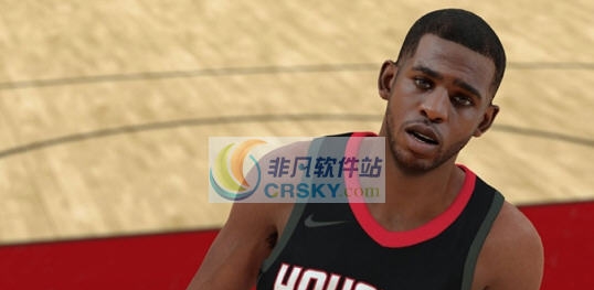 NBA2K18火箭球星保罗真实面补MOD v2.5