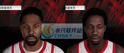 NBA2K18火箭队内内贝佛利身形发型面补MOD v2.7