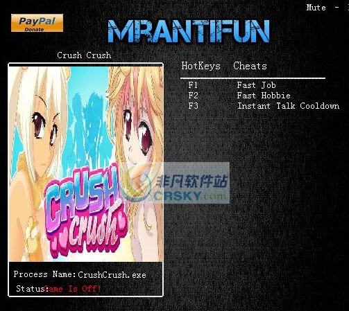 Crush三项修改器 v3.7