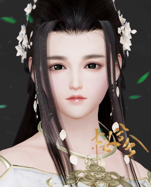 剑网3重制版成女阿若捏脸数据 v2.7