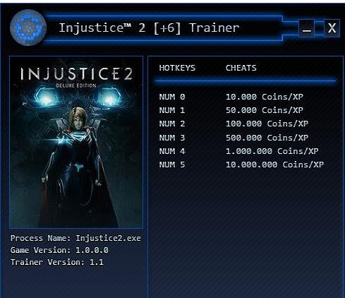 不义联盟2无限金钱与经验修改器 v3.6