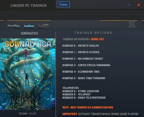 水下之旅正式版八项修改器 v3.3