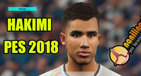 实况足球2018皇马小将阿什拉夫哈基米面部补丁 v2.7