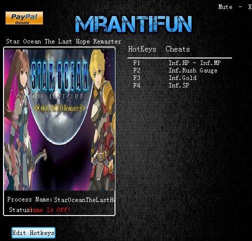 星之海洋4最后的希望五项修改器 v2019.04.16