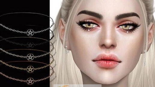 模拟人生4金银铜黑五色星星项链mod v2.6