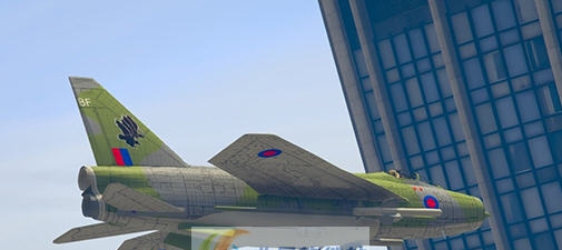 GTA5英国闪电式超音速战斗机MOD v2.5