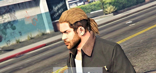 GTA5弗兰克林侧推后梳小辫子发型MOD v2.4