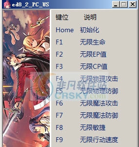 英雄传说闪之轨迹2十一项修改器 v3.4
