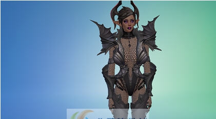 模拟人生4黑暗风格女式铠甲MOD v2.5