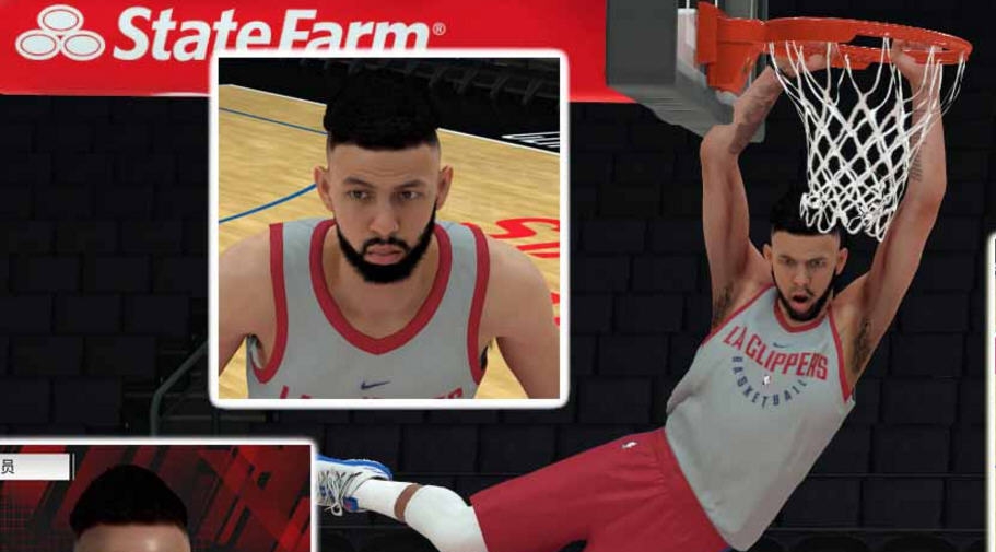 NBA2K18快船队奥斯汀里弗斯最新身形MOD v2.6