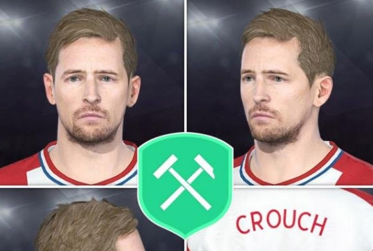 实况足球2018斯托克城前锋克劳奇面部补丁 v2.5