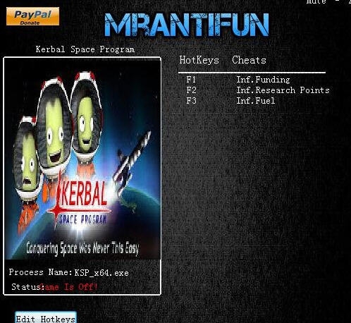 坎巴拉太空计划三项修改器 v1.4.1.2095