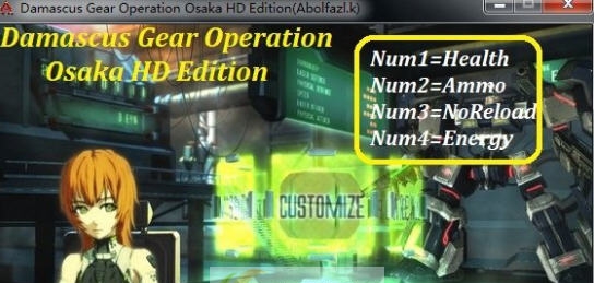大马士革机器人大阪始战HD四项修改器 v3.4