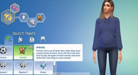 模拟人生4艺术宠儿自带艺术天赋mod v2.6