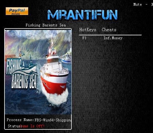 钓鱼巴伦支海无限金钱修改器 v3.5